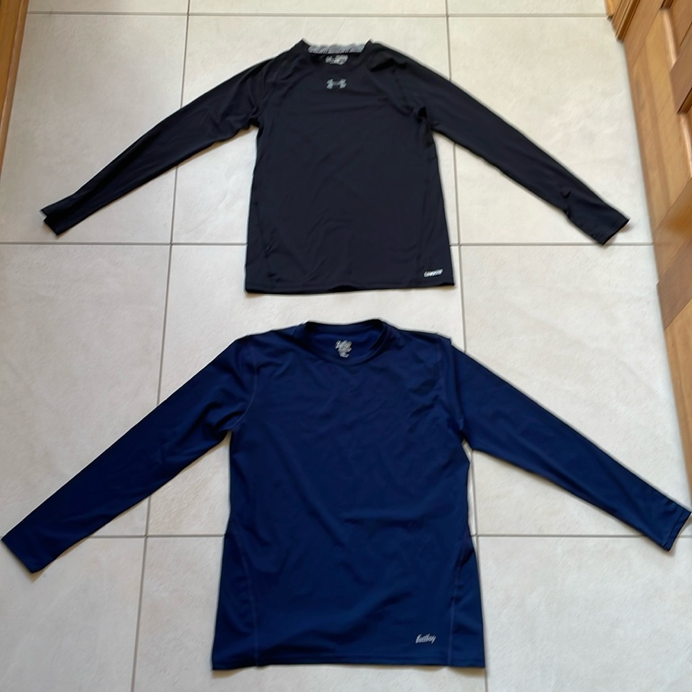 Under armour and Eastbay baseball dri wick jerseys. For under uniform
